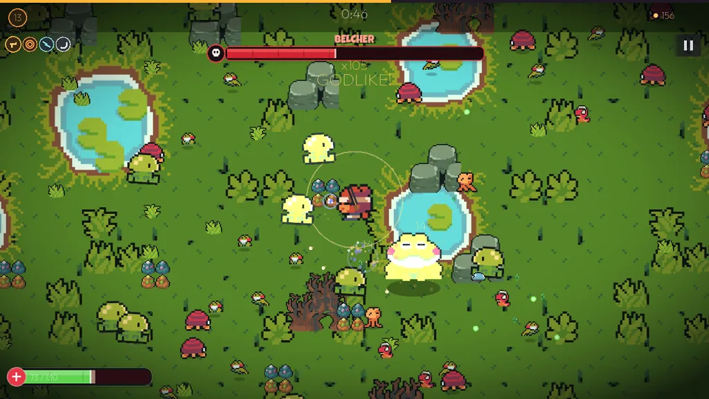 Swarmies gameplay in the Murk Swamp world