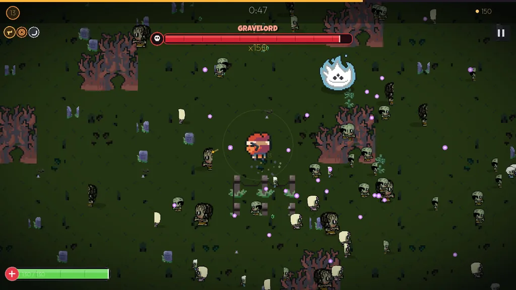Swarmies gameplay in the Hollow Graveyard world